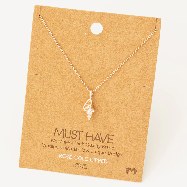 Must Have - Rose Gold Conch Necklace