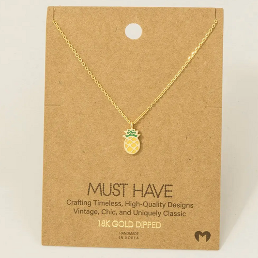 Must Have - Gold Pineapple Necklace