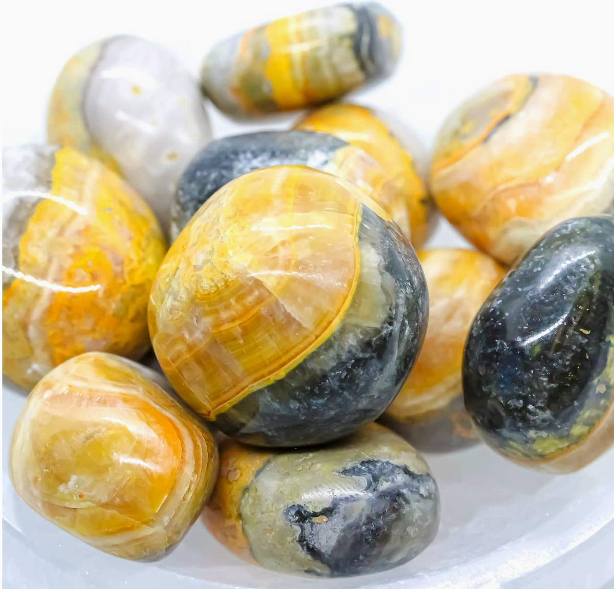 Bumblebee Jasper - Tumbled - (Each Piece)
