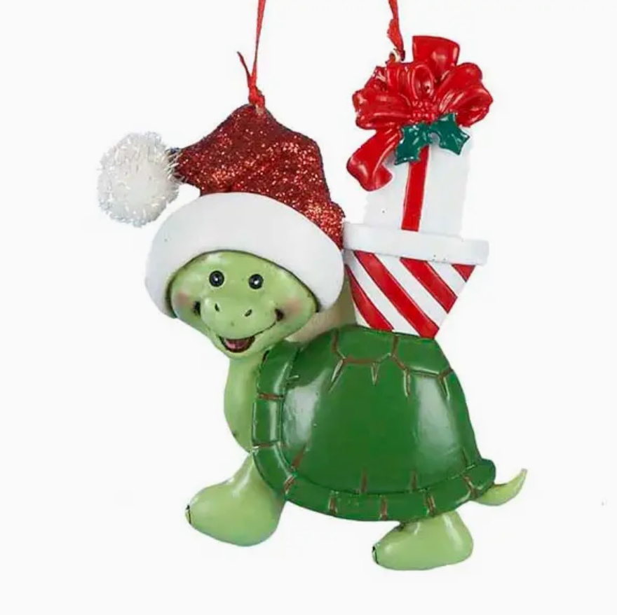 3.75" Resin Turtle Ornament