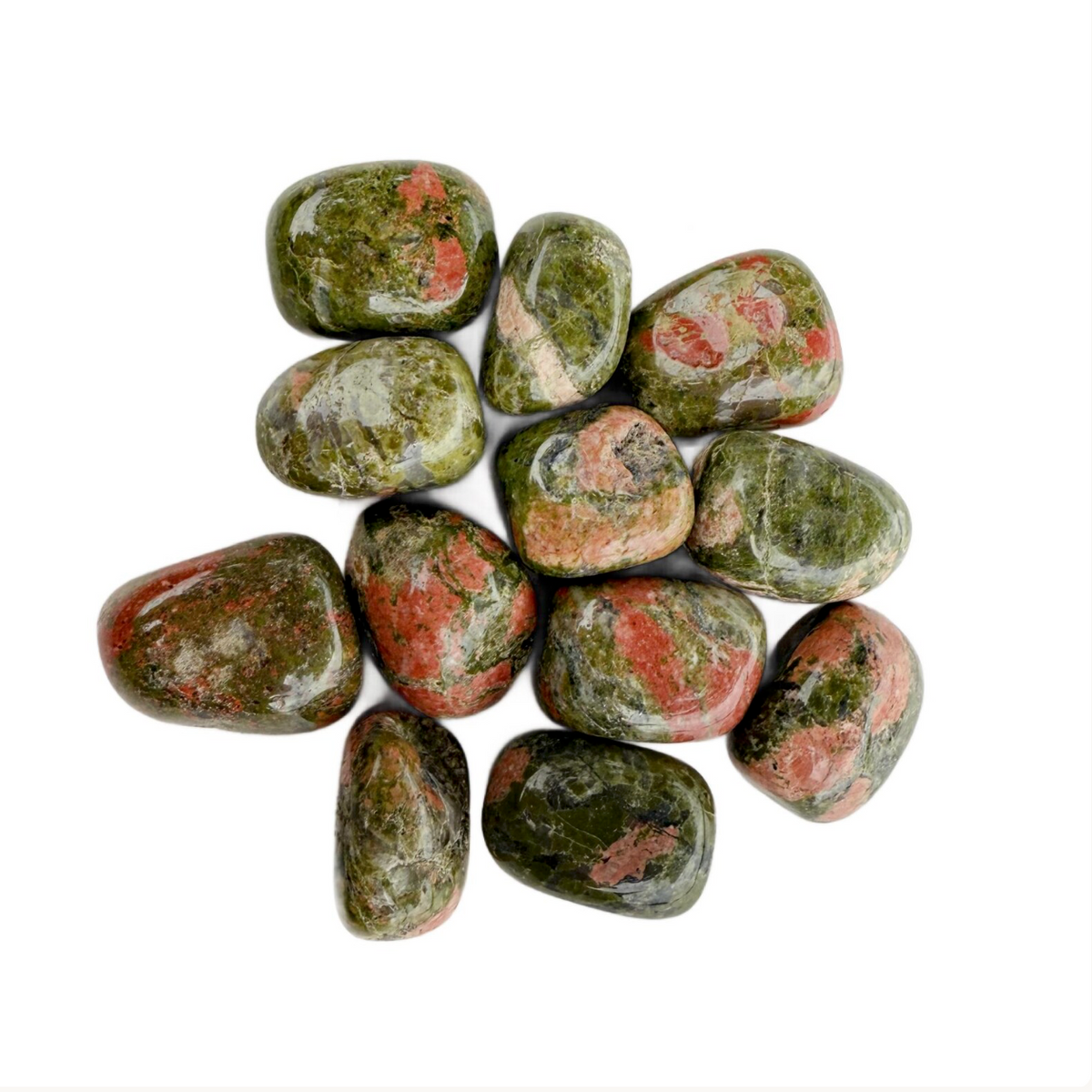 Unakite - Tumbled - (Each Piece)